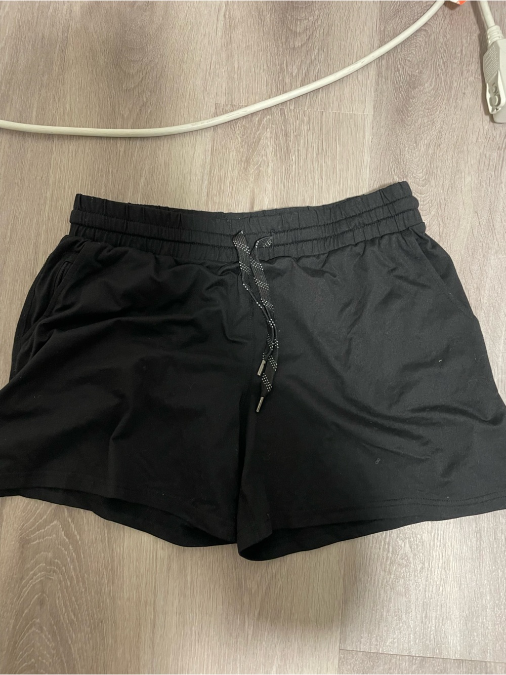 Pacific Trail Black Athletic Drawstring Shorts